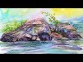 LIVE: Tackling Rocks in Watercolor 12:30pm ET LIVE: Tackling Rocks in Watercolor 12:30pm ET