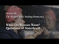 MOOC WHAW1.2x | 18.1.2 What Do Women Want? Questions of Sisterhood | The Second Wave in Action