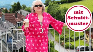 Tunika nähen | Sunny Mood mit ChezNU-Schnittmuster in Grösse XL