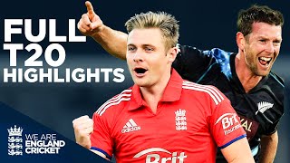 Incredible T20 Goes Down To The Final Ball! | England v New Zealand HIGHLIGHTS -