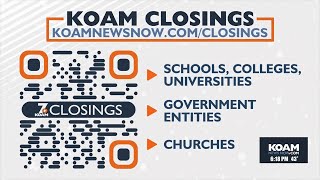 KOAM school closings