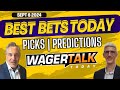 Free Best Bets and Expert Sports Picks | WagerTalk Today | NFL Week 1 & CFB Picks | 9/6/24