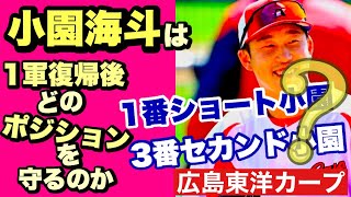 【広島東洋カープ】小園が１軍に復帰した場合、今の陣容ではどういう使われ方をするのでしょうか？　ちょっと考えてみました　【小園海斗】【矢野雅哉】【田中広輔】【韮澤雄也】【菊池涼介】【カープ】