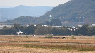 岐阜基地航空祭２０１８ブルーインパルス帰投