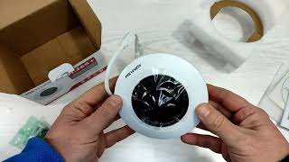 Hikvision DS-2CD2955FWD-I 5 MP Fisheye Fixed Dome  Camera - Unboxing