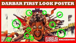 DARBAR - Thalaivar 167 First Look Motion Poster Official- BreakDown By Santhoshh SH