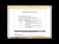 20 Oracle Database SQL   SubQueries   Single Row Multiple Row Subquery