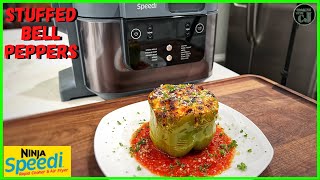 NINJA SPEEDI STUFFED BELL PEPPERS! | Ninja Speedi Rapid Cooker Recipes!