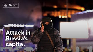 Moscow concert hall stormed by gunmen in attack - multiple casualties reported