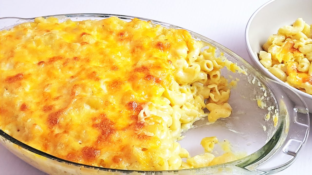 Baked Mac And Cheese Recipe Easy Homemade Mac Cheese Youtube