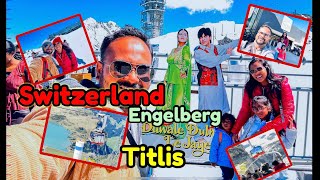 Titlis,Engelberg,Switzerland🇨🇭⛰️ පොඩ්ඩොත් එක්ක travel, මිහි පිට සුරපුරය සුන්දර ස්විට්සර්ලන්තය