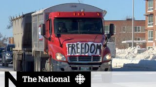 Trucker vaccine mandate blamed for empty shelves as convoy heads to Ottawa