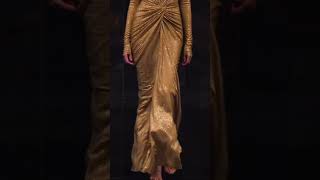 CENGIZ AKTURK UNPRECEDENTED ARTWORKS #gold #golddress #ss23 #fashion #dress #eveningdress