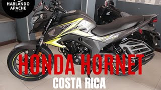 HONDA HORNET 160 ficha técnica,precio Costa Rica