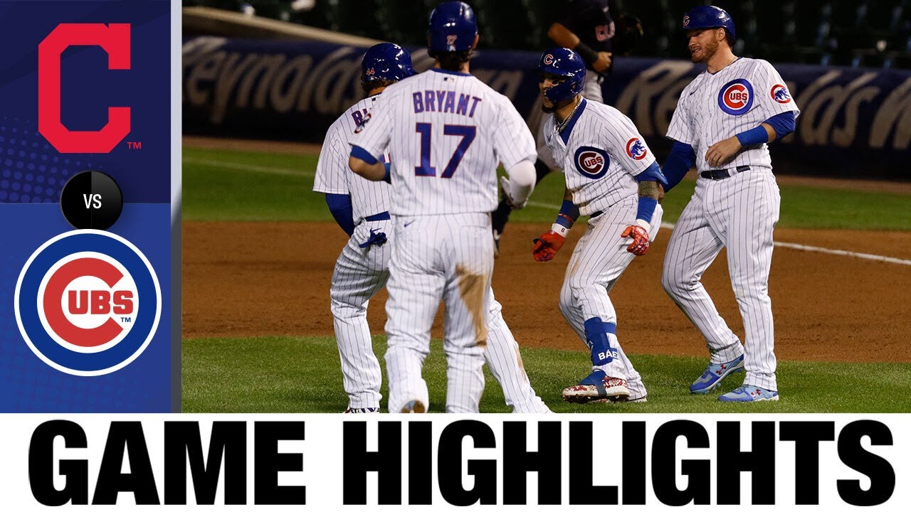 Javier Báez Hits A Walk-off Single To Lift Cubs | Indians-Cubs Game ...