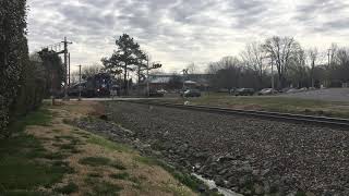 Amtrak Piedmont 75 (P075-13) departing from the downtown Cary station