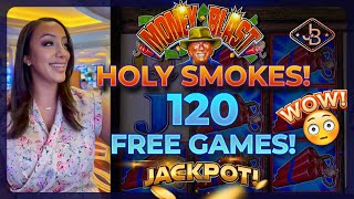 Unleash Big Wins: 120+ Free Games on Money Blast Slot! 💥