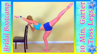 10 Min. Barre Leg Sculpt // Strong Defined Sexy Legs // At-Home Workout