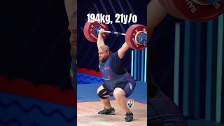 21 year old Alireza Yousefi 194kg / 428lbs slow motion at the 2024 world weightlifting championships