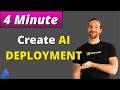 How to create AI model deployment | Microsoft Foundry
