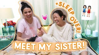 NASTRANDED! NAKITULOG SA IBANG BAHAY! + MEET MY SISTER | Haidee and Hazel