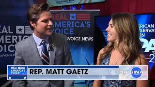 WATCH: Rep. Gaetz and his Fiancé Ginger Luckey Give Exclusive Interview with Dr. Gina!