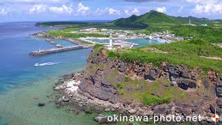 西崎(与那国島)／ドローン空撮　　00100050