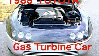 TOYOTA Gas Turbine Car  ガスタービンカーGT-V【Best MOTORing】1988