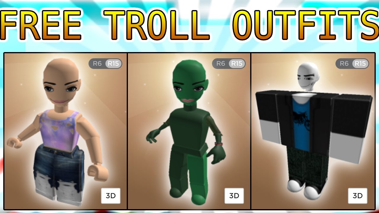 Top 99 Troll Avatar Roblox Free đang Gây Sốt Trên Mạng