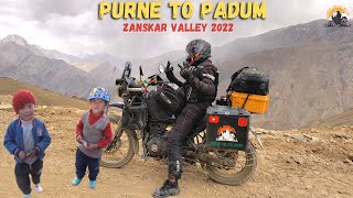 l PURNE TO PADUM | ZANSKAR VALLEY 2022  l ZANSKAR NEW ROUTE l TELUGU MOTOVLOGS l @throttlediaries