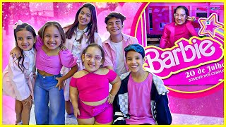 Fomos assistir o filme da Barbie com a Maria Clara e amigos Youtubers - Clau Santana