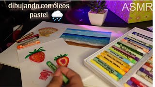 ASMR dibujando en un día lluvioso 🎨🌧️ | con lluvia de fondo 💕 Rainy Day Drawing