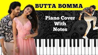 Butta Bomma | Ala Vaikunthapurramuloo | Easy Piano Notes | Allu Arjun | Perfect Piano Tamil Notes
