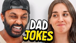 Dad Jokes | Don't laugh Challenge | Sath x Abby | Raise Your Spirits