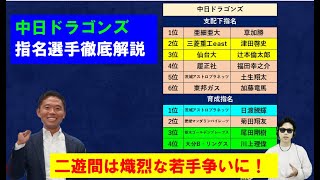 中日ドラゴンズ2023年ドラフト指名選手を西尾典文さん徹底解説