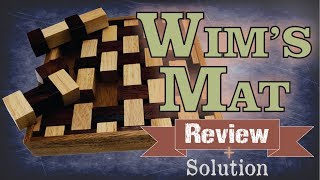 WIMS MAT - Review and Solution - Wooden Puzzle by Philos from Puzzle Master