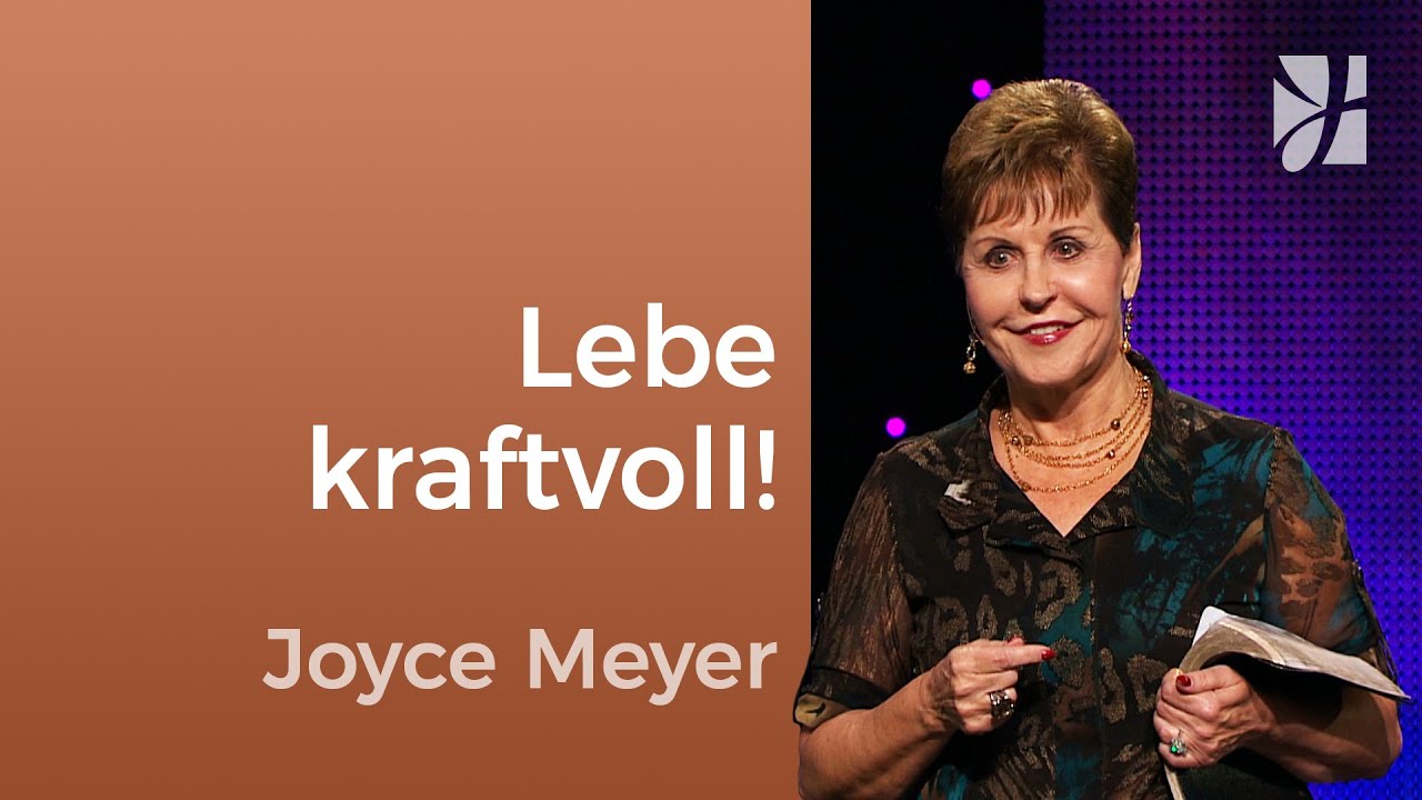 Gottes Gnade: Lebst Du Aus Deiner Oder Aus Gottes Kraft? – Joyce Meyer ...