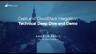 Ceph and CloudStack Integration: Technical Deep Dive and Demo | CloudStack and Ceph Day 2024