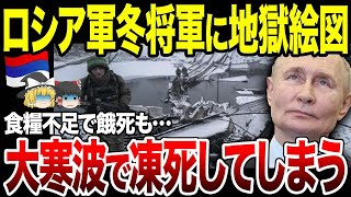 【ゆっくり解説】ロシア軍戦場で崩壊！大寒波と食糧不足で餓死と凍死が大量発生。