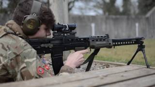 On the range with the L86a2 Light Support Weapon