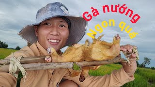 Một ngày đi câu nướng gà ăn mừng mua được điện thoại mới làm video A phương vlog