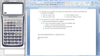 Using Binomial Probability Distribution Function - Example 2