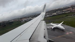 Ryanair Boeing 737 Go Around \u0026 Landing at Lisbon Airport