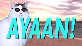 HAPPY BIRTHDAY AYAAN! - EPIC CAT Happy Birthday Song