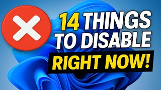Disable these 14 Windows Settings Right Now!!! (2026)