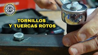 Sacamos TUERCAS ROTAS y PIEZAS de FONTANERÍA.