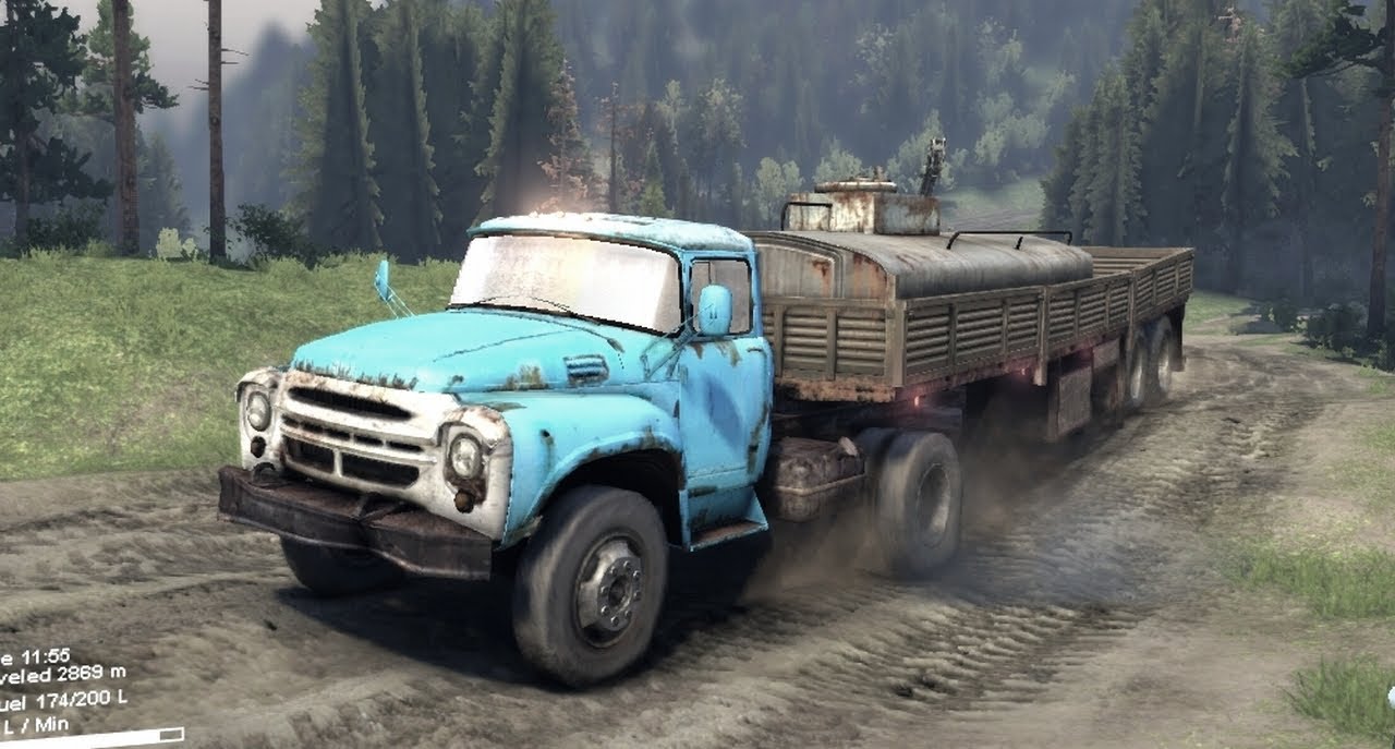 SPINTIRES 2014 Full Version Preview - Type B-130 Truck + Utility ...