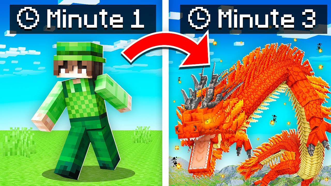 Minecraft But You Morph Every Minute Youtube