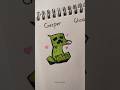How to draw cute mobs (creeper, ghast, axolotl) #drawing #tutorial #minecraft #fyp #cute