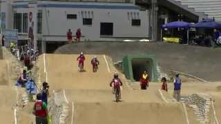 BMX　岸和田　R3　girls5-8　ヒート2　2013